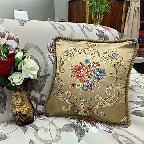 Golden Home Pillow Case Sofa Car Waist Throw Cushion Cover Decoration18×18(45×45cm)