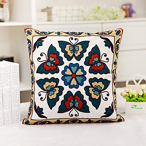 GOLDEN HOME Pillow Case Sofa Car Waist Throw Cushion Cover Decoration18×18(45×45cm)