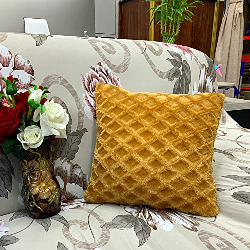 Golden Home Pillow Case Sofa Car Waist Throw Cushion Cover Decoration18×18(45×45cm)