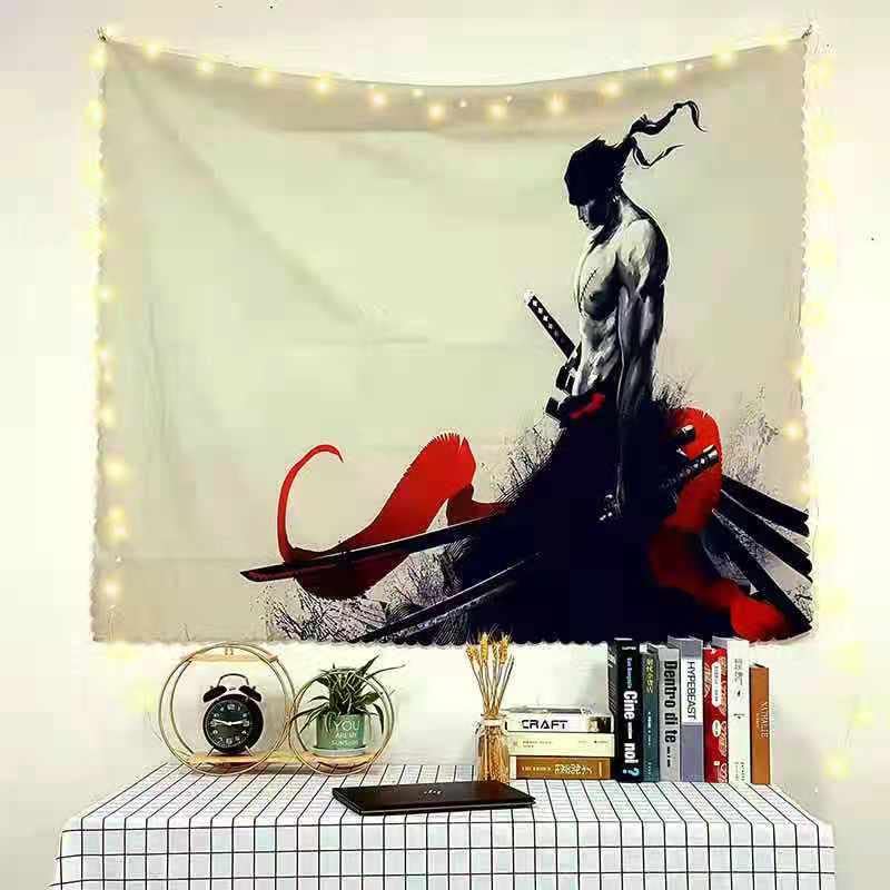 Golden Home Aesthetic Room Décor Tapestry Wall Hanging Tapestries Beach Towel Bedroom Living Room Dorm Decor(with light) (13)