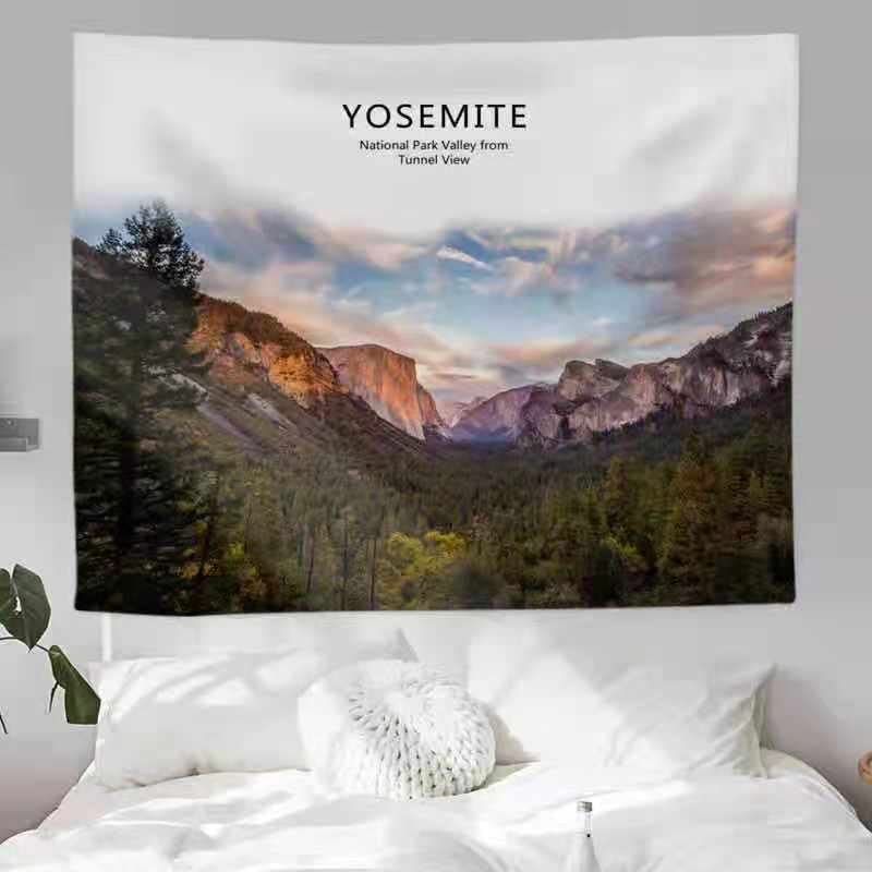 Golden Home Aesthetic Room Décor Tapestry Wall Hanging Tapestries Beach Towel Bedroom Living Room Dorm Decor(with light) (5)