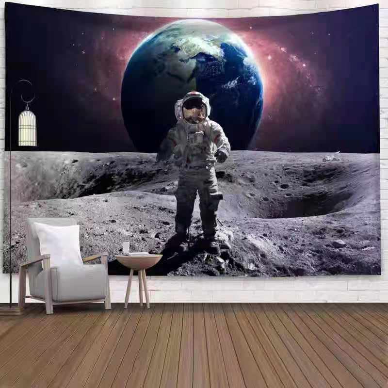 Golden Home Aesthetic Room Décor Tapestry Wall Hanging Tapestries Beach Towel Bedroom Living Room Dorm Decor(with light) (33)