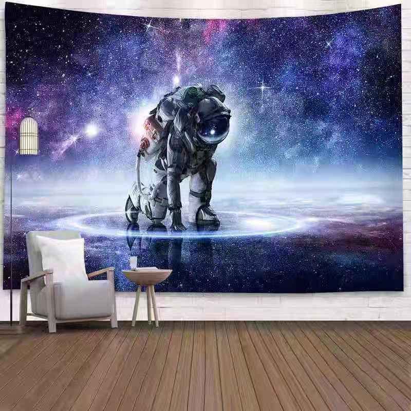 Golden Home Aesthetic Room Décor Tapestry Wall Hanging Tapestries Beach Towel Bedroom Living Room Dorm Decor(with light) (22)