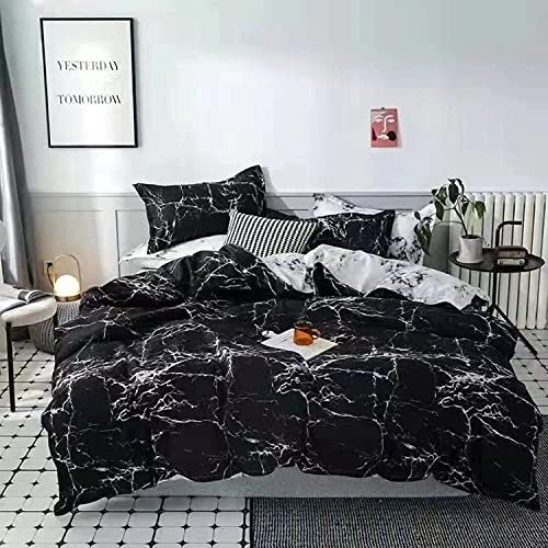 Golden Home King Size Size Bedsheet 6pcs One Set, High Cotton Quality Bedding Set Duvet Cover (King Size, A17)