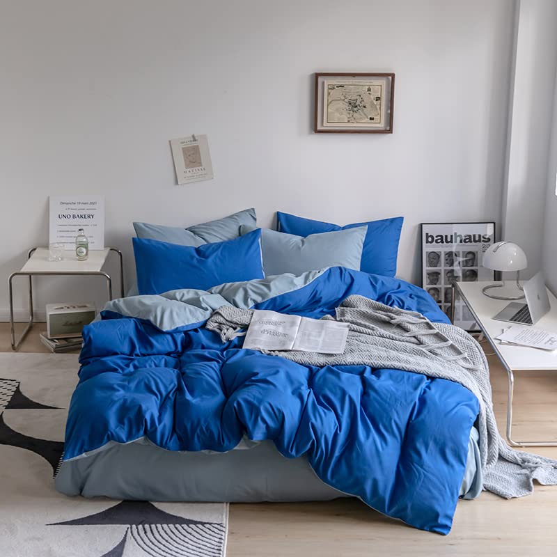 GOLDEN HOME Single Size Bedsheet 6pcs One Set High Cotton Quality Bedding Set Duvet Cover (C01, Single Size)