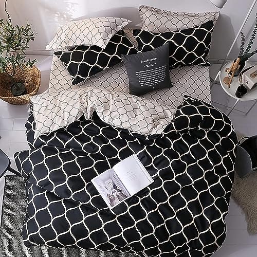 Golden Home Premium Comforter Set - Luxurious All-Season Bedding for a Dreamy Sleep - Elegant Design, Include 1 Comforter,1Fitted Sheet,4 Pillow Covers (AA15, Single Size 160×210)