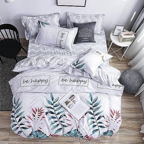 Golden Home Premium Comforter Set - Luxurious All-Season Bedding for a Dreamy Sleep - Elegant Design, Include 1 Comforter,1Fitted Sheet,4 Pillow Covers (AA13, Single Size 160×210)