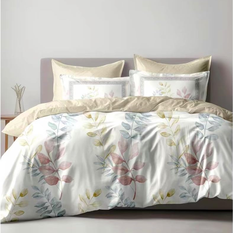 Golden Home Kingsize Bedsheet 6pcs One Set High Cotton Quality Bedding Set Duvet Cover (S13)
