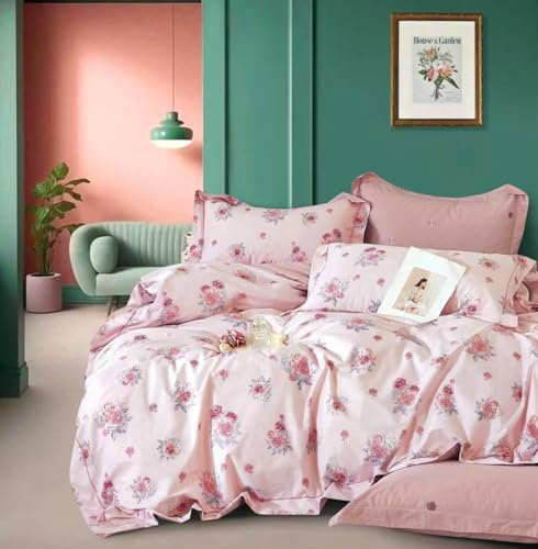 Golden Home Kingsize Bedsheet 6pcs One Set High Cotton Quality Bedding Set Duvet Cover (S2)